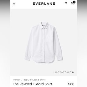 The Relaxed Oxford Shirt - Everlane size 10